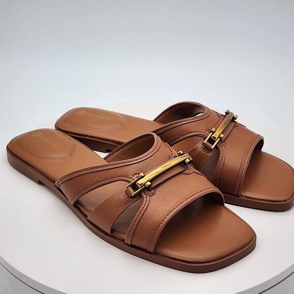 Giani Bernini Shoes - NEW - Giani Bernini FreyaAP Tobacco Bronze Slide Sandals Women's Size 10 M